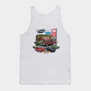 Tom Senko Legacy Cars Sun Drive Inn Tank Top